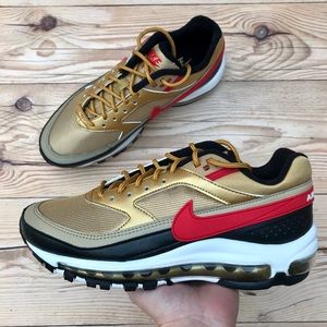 Nike Air Max 97/BW Gold/Red/Black